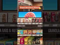 유리 프레임 듀얼 사이드 디스플레이, 영사관 환영합니다,