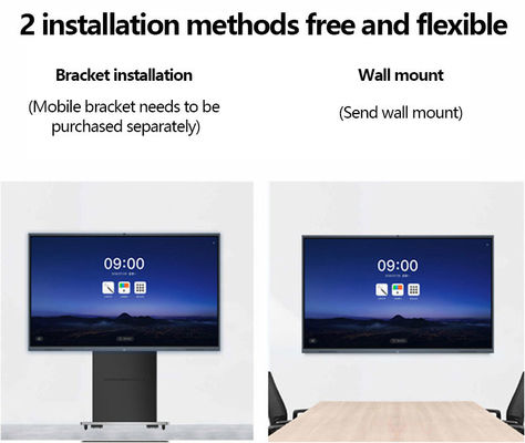 65 75 86인치 인터랙티브 플랫 패널 디스플레이