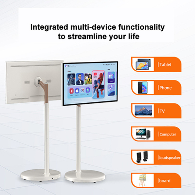 거부 21.5/27/32 인치 휴대용 터치 스크린 TV 350cd/M2 AC100-240V 용량 터치