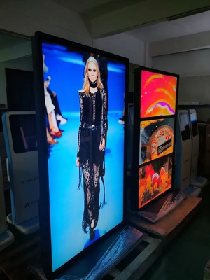 터치 스크린 디지털 인터랙티브 키오스크 풀 스크린 수평 실내 토템