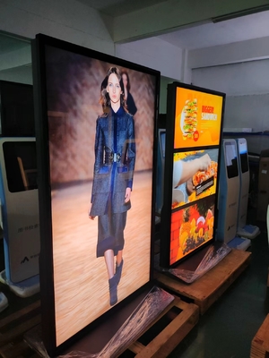 전체 화면 4K 스플라이스 바닥 서 있는 광고 디스플레이 178° 시각 각도