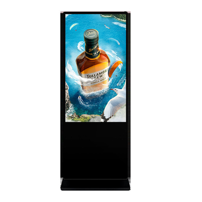 43 인치 바닥 서 있는 디지털 시간지 LCD 광고 화면 키오스크 토템 모니터