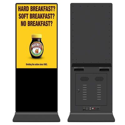 VETO 43인치 안드로이드 플로어 스탠딩 디지털 사이니지 LCD 토템, 와이파이 USB 지원